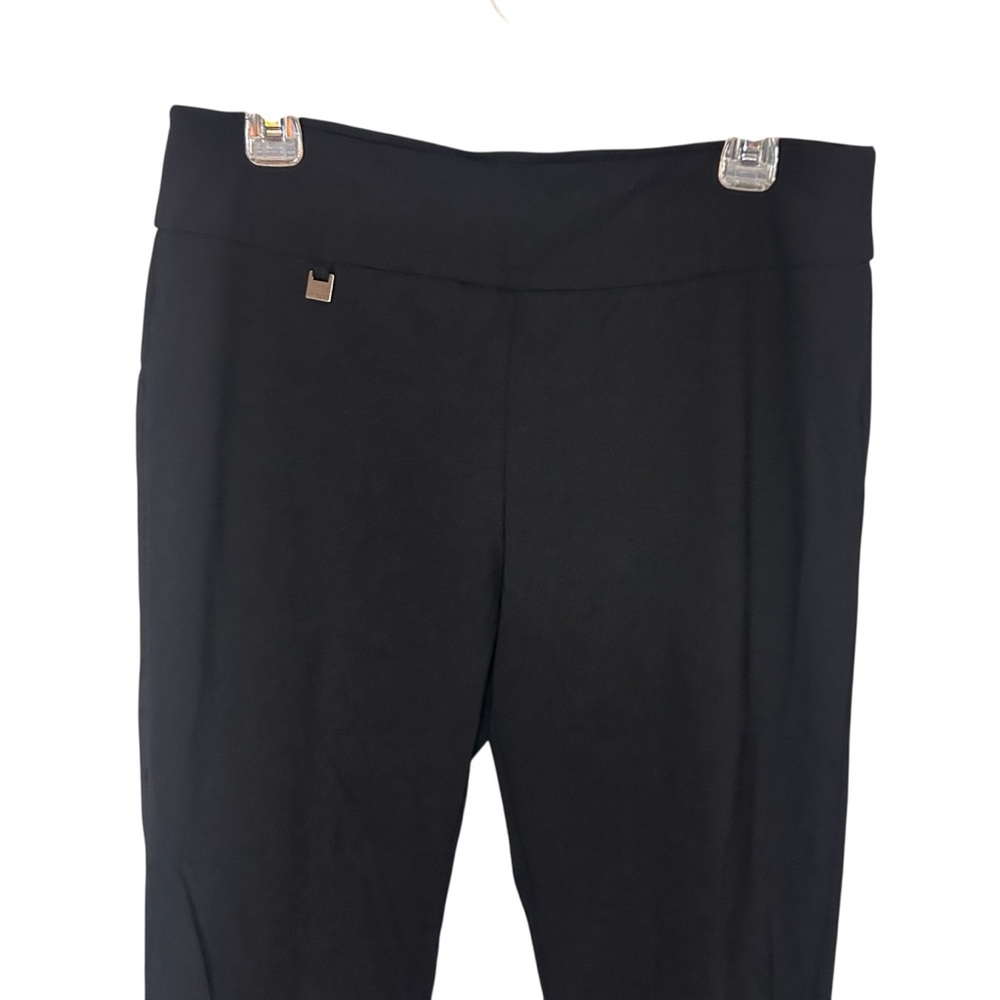 Slim-sation by Multiples Black Pull On Dress Pants 12P Petite Slimming